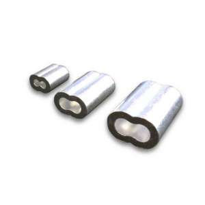 Compresión de Aluminio para cable 3/16